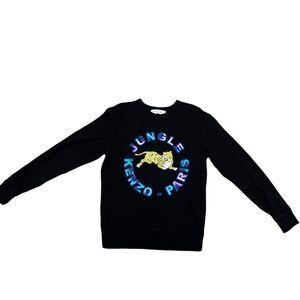 RARE Kenzo X H&M Shirt Medium BIG LOGO Black